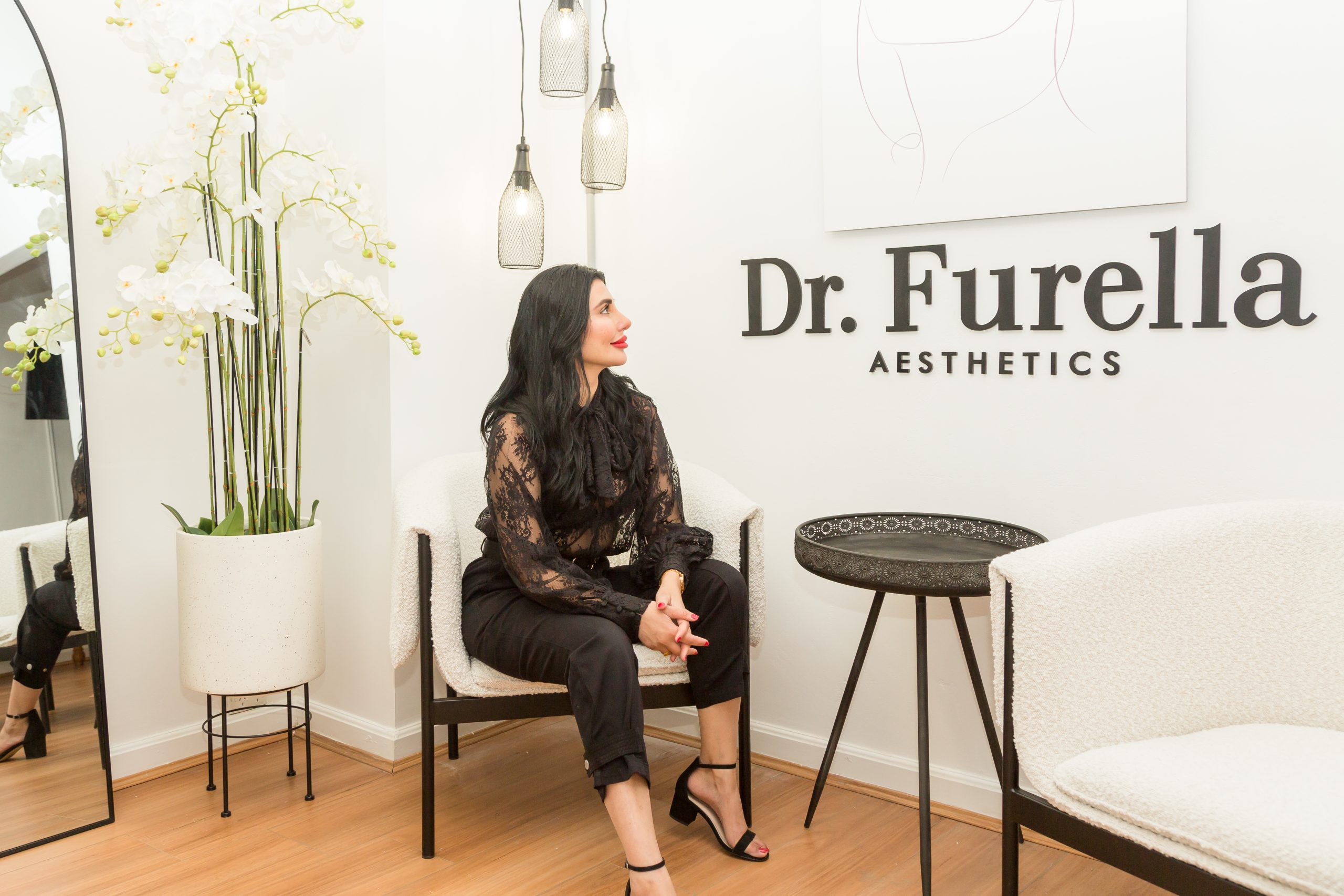 Dr Furyal Moughal at the Dr Furella Aesthetics clinic